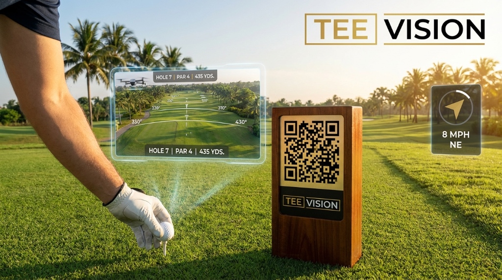 TEE VISION - QR en el Tee